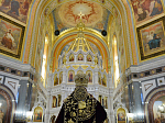 Епископ Россошанский и Острогожский Андрей сослужил Патриарху Московскому и всея Руси в Храме Христа Спасителя за Божественной литургией