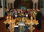 Соборное богослужение клириков Калачеевского и Воробьевского благочиний