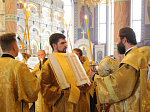 Архиерейское богослужение в Свято-Ильинском соборе г. Россошь