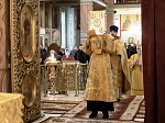 В Неделю 23-ю по Пятидесятнице в Свято-Ильинском соборе совершили воскресное богослужение и литию о погибших ДТП