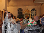 Праздничное богослужение в ночь Богоявления в Казанском храме