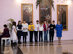 В Воскресной школе кафедрального собора состоялась литературно-музыкальная гостиная для воспитанников старших классов