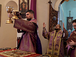 В Неделю 2-ю Великого поста Преосвященнейший епископ Дионисий совершил Литургию в Покровском храме г. Павловск