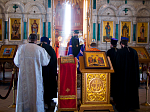 В праздник отдания Пасхи архипастырь совершил Божественную литургию в Ильинском соборе