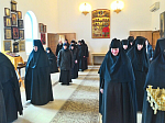 Преосвященнейший Андрей совершил молебен на обновление храма в Костомаровском Спасском женском монастыре