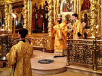 Преосвященнейший епископ Россошанский и Острогожский Андрей принял участие в богослужениях в Троице-Сергиевой Лавре