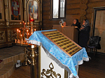 В Успенском храме прихожане молились за чтением Покаянного канона прп. Андрея Критского