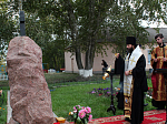 Освящение памятного знака в селе Кривая Поляна Острогожского района