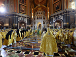 Епископ Россошанский и Острогожский Андрей сослужил Святейшему Патриарху Кириллу в храме Христа Спасителя