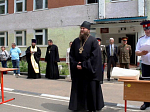 Духовенство епархии приняло участие в последнем звонке в Матвея Платова казачьем кадетском корпусе