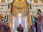 Преосвященнейший епископ Дионисий совершил Божественную литургию в Ильинском кафедральном соборе