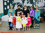 Рождественский концерт в детском саду «Гнездышко».