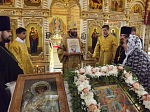 Преосвященнейший епископ Андрей совершил чин великого освящения Троицкого храма в селе Лозовое