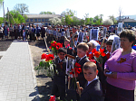 Митинг, в ознаменовании 70-летия победы в Великой Отечественной Войне, в Новобелой