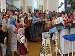 В Митрофановском храме дети и взрослые молились перед началом нового учебного года
