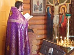 В храме в честь святителя Митрофания Воронежского с. Филоново было совершено  освящение распятия Господа Иисуса Христа