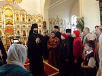 В день 70-летия Великой Победы в Верхнем Мамоне епископ Андрей совершил заупокойную литию и возглавил Всенощное бдение