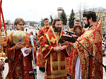 В Неделю 2-ю по Пасхе Преосвященнейший епископ Андрей совершил Литургию в храме Иоанна Воина г. Богучара