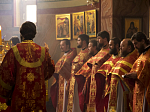 Священнослужители Россошанской епархии прибыли в кафедральный собор для совместной молитвы с Архипастырем