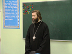 Преосвященнейший Андрей, епископ Россошанский и Острогожский, посетил лекцию в Воскресной школе для взрослых при Свято-Ильинском кафедральном соборе