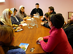 В Россоши прошло совещание для помощников благочинных по образованию, педагогов воскресных школ и духовенства, занимающегося катехизаторской работой