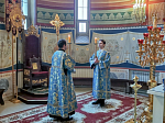 В неделю о мытаре и фарисее в Ильинском кафедральном соборе совершили уставные богослужения
