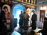 Архиерейское богослужение в храме св. Богоотец Иоакима  и Анны  с. Морозовка