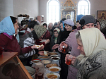 Прощеное воскресенье в Казанском храме Каменки