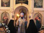 Епископ Россошанский и Острогожский Андрей совершил Божественную литургию в Спасском Костомаровском женском монастыре