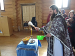Уставное великопостное богослужение с литургией Преждеосвященных Даров совершено в Успенском храме