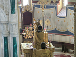 Архипастырь совершил в кафедральном соборе Крещальную литургию