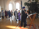 Чтение покаянного канона в Свято-Митрофановском храме