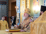 В Неделю 22-ю по Пятидесятнице Глава Воронежской митрополии совершил Литургию в Благовещенском кафедральном соборе