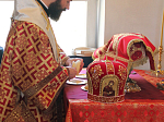 Преосвященнейший епископ Андрей совершил Божественную литургию в Костомаровской женской обители