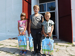 В Верхнемамонском благочинии детей собрали в школу