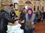 Постные булочки-жаворонки для прихожан Петропавловского храма