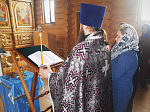 Уставное великопостное богослужение с литургией Преждеосвященных Даров совершено в Успенском храме