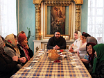В Казанском храме п.г.т. Каменка состоялась встреча с пожилыми людьми