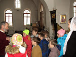 Посещение храма учащимися школы-интерната