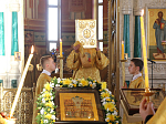 Архипастырь молился за богослужением в канун дня памяти Собора Воронежских святых