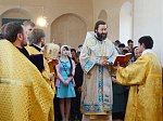 Впервые за долгие годы молчания в Успенской церкви с. Зайцевка была совершена Божественная литургия