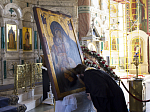 Глава Россошанской епархии совершил молебен пред иконой Божией Матери «Сладкое лобзание»