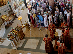 Правящий Архиерей Россошанской епархии совершил Божественную литургию в день памяти вмч. и целителя Пантелеимона