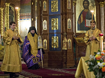 Епископ Россошанский и Острогожский Андрей принял участие в торжественном богослужении у мощей Небесного покровителя нашего края святителя Митрофана