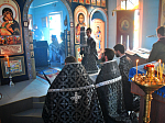 Архиерейское богослужение в храме св. Богоотец Иоакима  и Анны  с. Морозовка