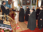 Соборное богослужение клириков Калачеевского и Воробьевского благочиний