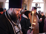 Чтение покаянного канона в Казанском храме