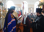 Преосвященнейший Андрей посетил с архипастырским визитом Петропавловское благочиние