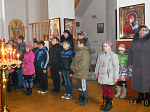 Пятый класс Подгоренской СОШ №2 посетил Троицкий храм
