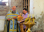 Молебен с акафистом в храме Рождества Богородицы на хуторе Оробинском